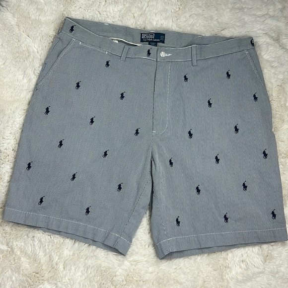 Polo by Ralph Lauren  Prospect Cotton Shorts Embroidered Pony Logo Size 42 - Picture 1 of 11